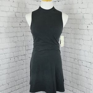 Rvca~ distressed high neck tank dress